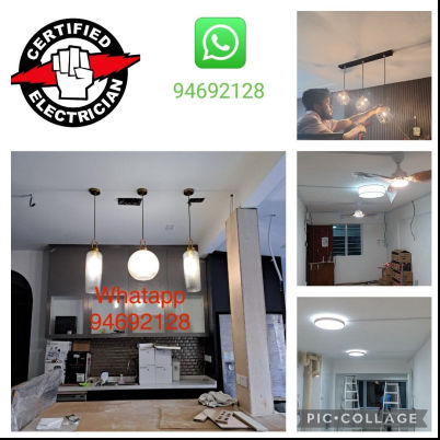 Image Electrician/ Power Trip/ Power sockets/ HDB rewiring/ Electrical works