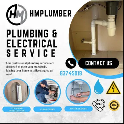 Image Plumber electrician water heater repair clear choke