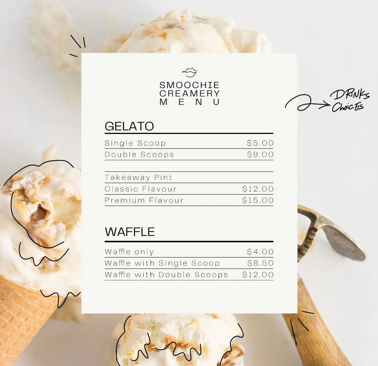 Image Tasty Waffles & Ice Cream at Far East Plaza – Smoochie Creamery