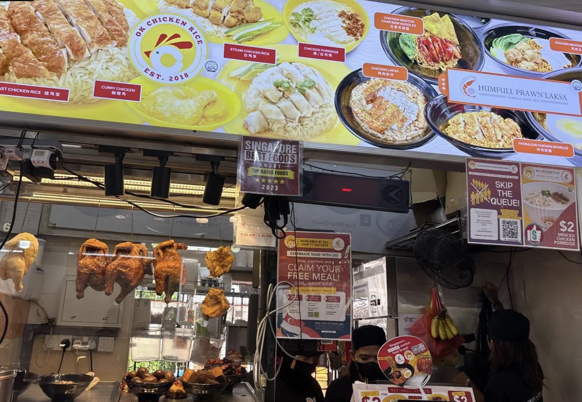 Image A halal joint in Bedok that does both chicken rice and laksa well 