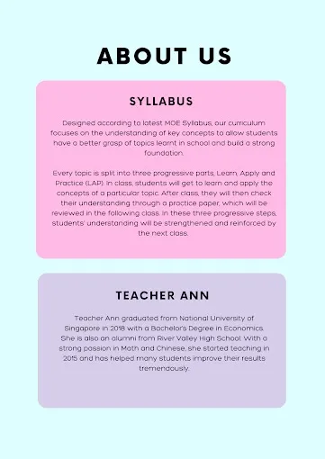 Image Math and Chinese Tuition 